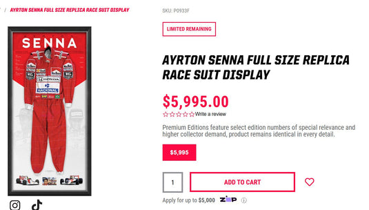 Official Memorabilia and Ayrton Senna - Is He Still Alive?