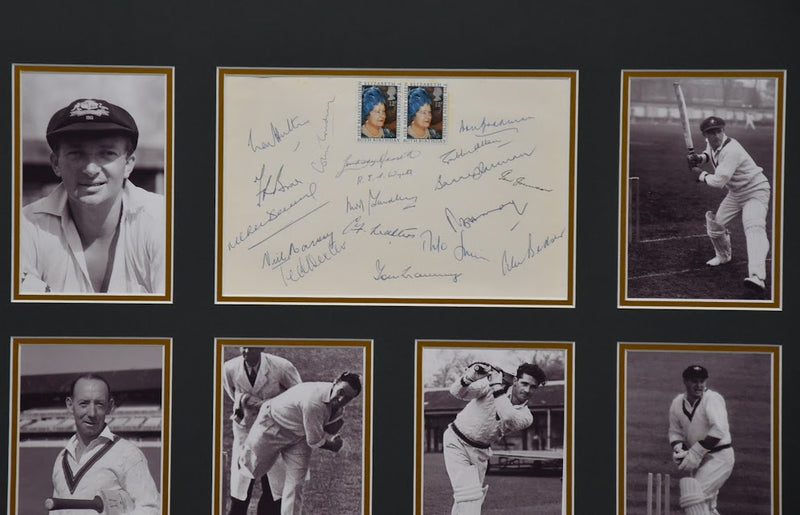 Load image into Gallery viewer, Legends of The Ashes Signed Collage, from Unique Memorabilia. 
