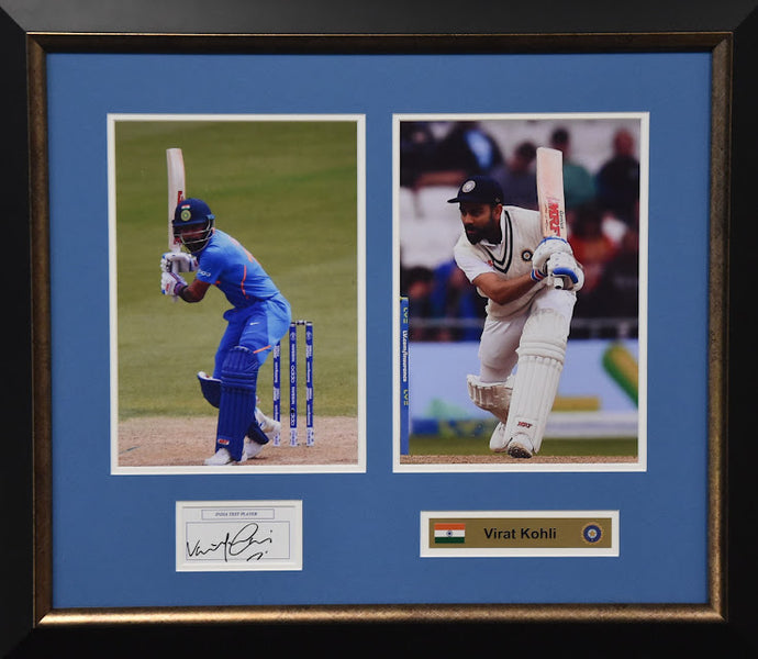 Virat Kohli Personally Signed Portrait