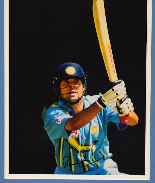 Load image into Gallery viewer, &#39;The Little Master&#39; Sachin Tendulkar Signed Collage, from Unique Memorabilia. 
