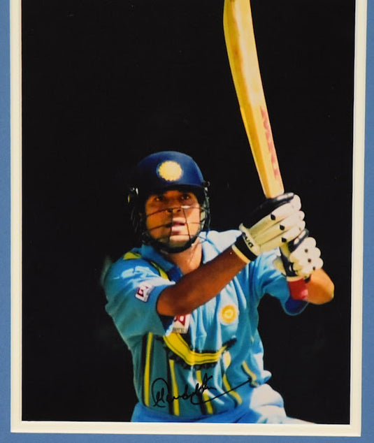 'The Little Master' Sachin Tendulkar Signed Collage, from Unique Memorabilia. 