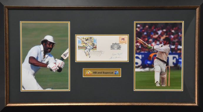 AB and Supercat signed collage, from Unique Memorabilia. 