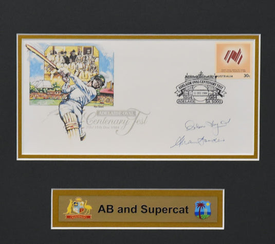 AB and Supercat signed collage, from Unique Memorabilia. 