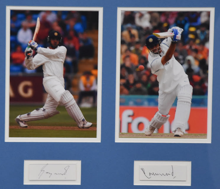 Load image into Gallery viewer, Legends of Indian Cricket Signed Collage incl. Sachin, Dravid and More! From Unique Memorabilia. 
