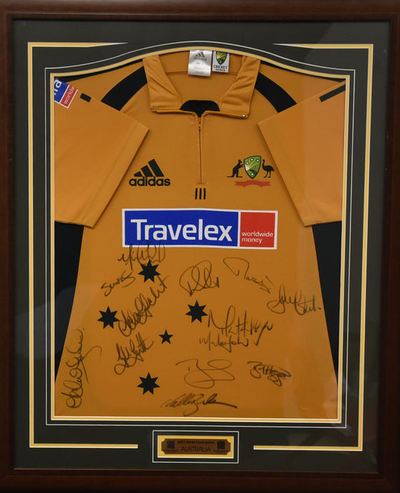 Australia 2007 World Champions Signed Shirt, from Unique Memorabilia. 