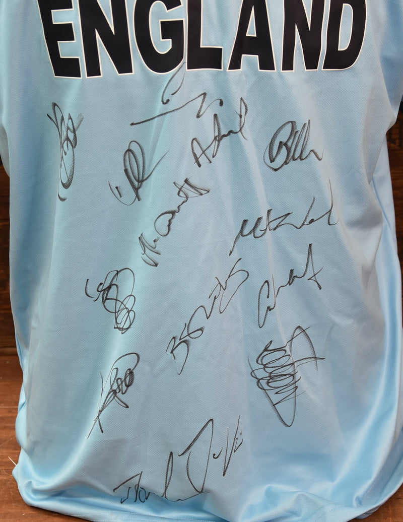 Load image into Gallery viewer, England 2019 World Cup Champions Signed Shirt, from Unique Memorabilia. 

