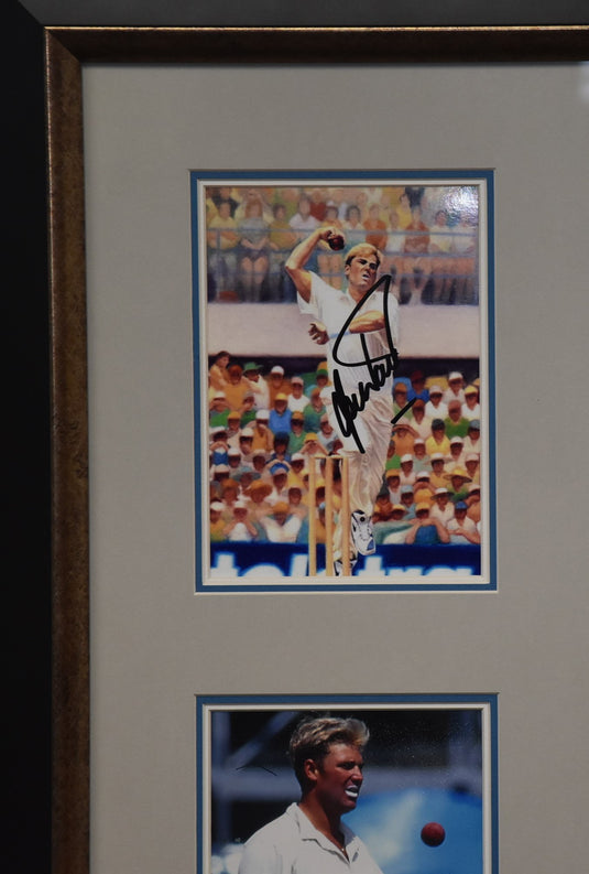 Shane World Personally Signed World Cup Collage, from Unique Memorabilia. 