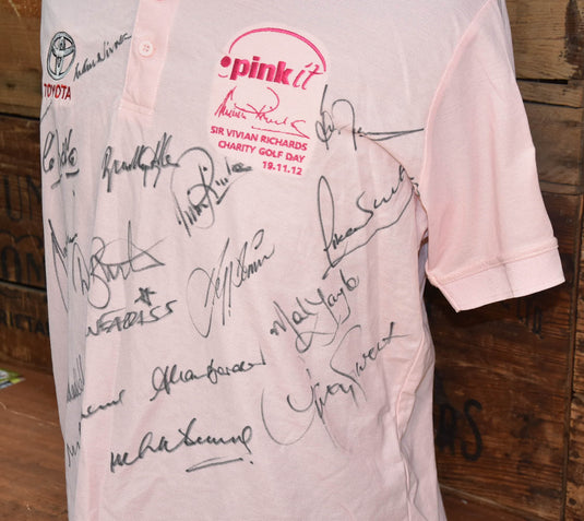 Viv Richards Charity Golf Day 2012 Signed Shirt, from Unique Memorabilia. 