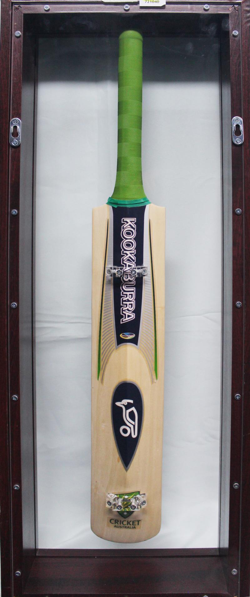 Load image into Gallery viewer, 2004 Australia v New Zealand Signed Bat, from Unique Memorabilia. 
