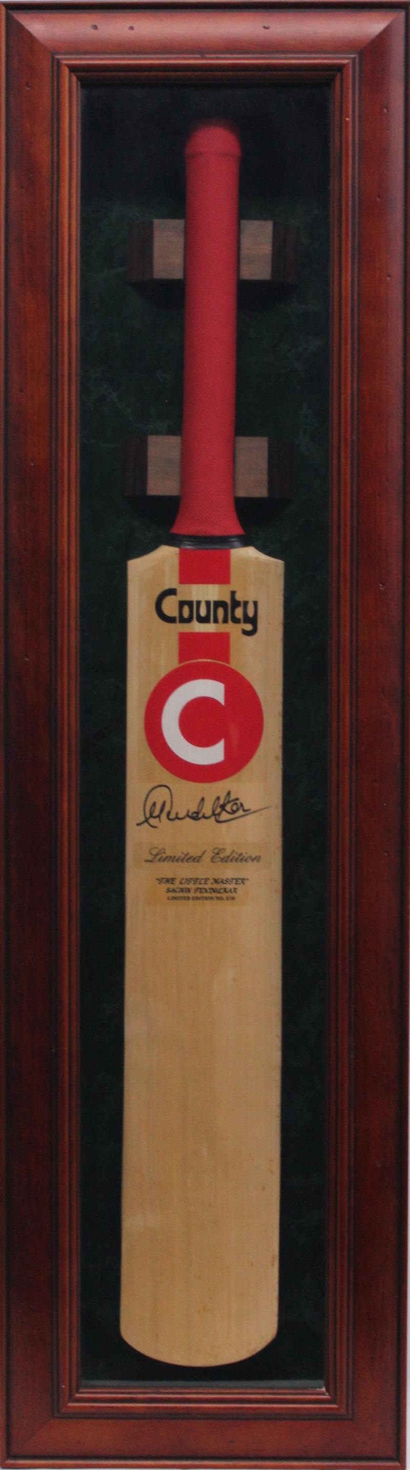 Load image into Gallery viewer, Sachin Tendulkar &#39;The Little Master&#39; Signed Bat, from Unique Memorabilia. 
