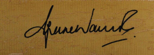 Shane Warne Personally Signed Gunn and Moore Bat, from Unique Memorabilia. 