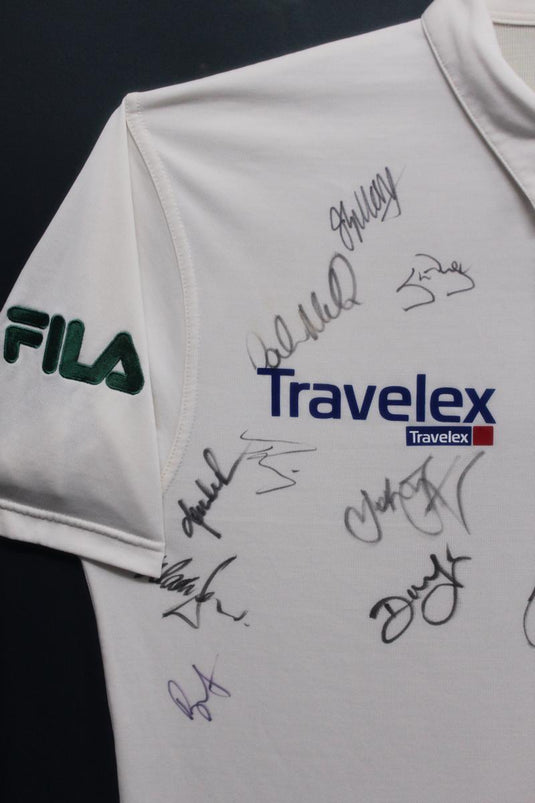 Australia 2001 Ashes Team Signed Shirt, from Unique Memorabilia. 