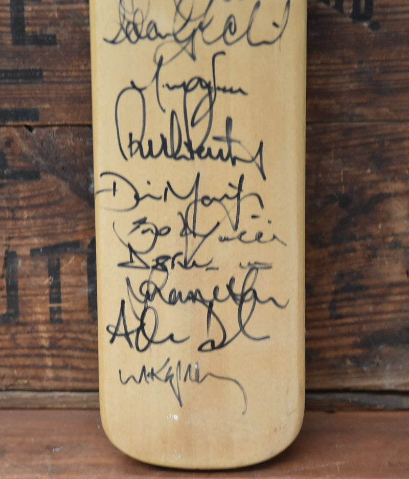 Load image into Gallery viewer, 1998-99 Australia vs England One Day Series Personally Signed Bat, from Unique Memorabilia. 
