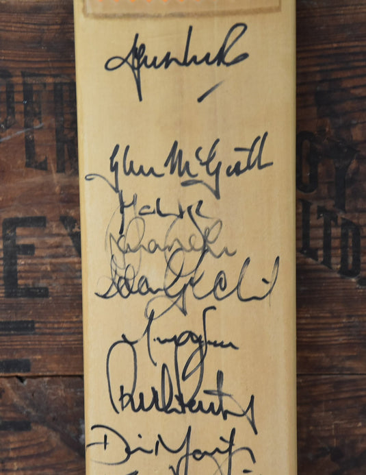 1998-99 Australia vs England One Day Series Personally Signed Bat, from Unique Memorabilia. 