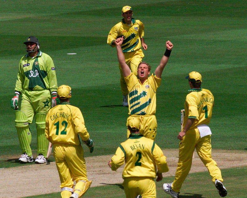 Load image into Gallery viewer, SPECIAL - Australia Player Signed Team Sheet 1999 World Cup Win - Waughs, Warne, Gilchrist
