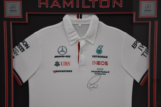 Lewis Hamilton Signed Collage, from Unique Memorabilia. 