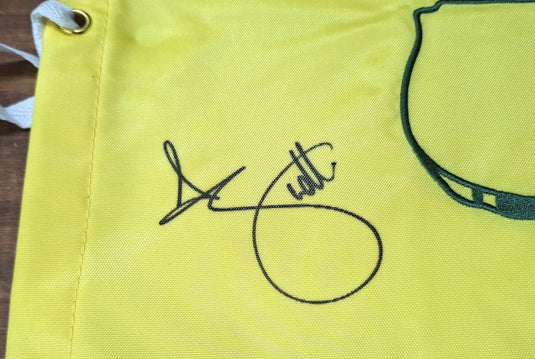 Adam Scott 2013 US Masters Champion Personally Signed Pin Flag