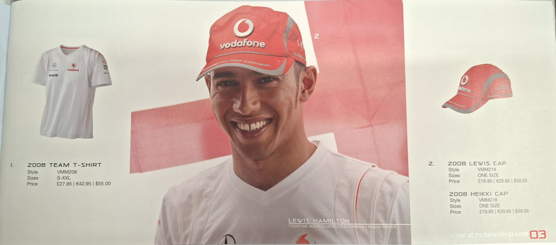 Load image into Gallery viewer, Lewis Hamilton &amp; Heikki Kovalainen Personally Signed 2008 McLaren Mercedes Collection
