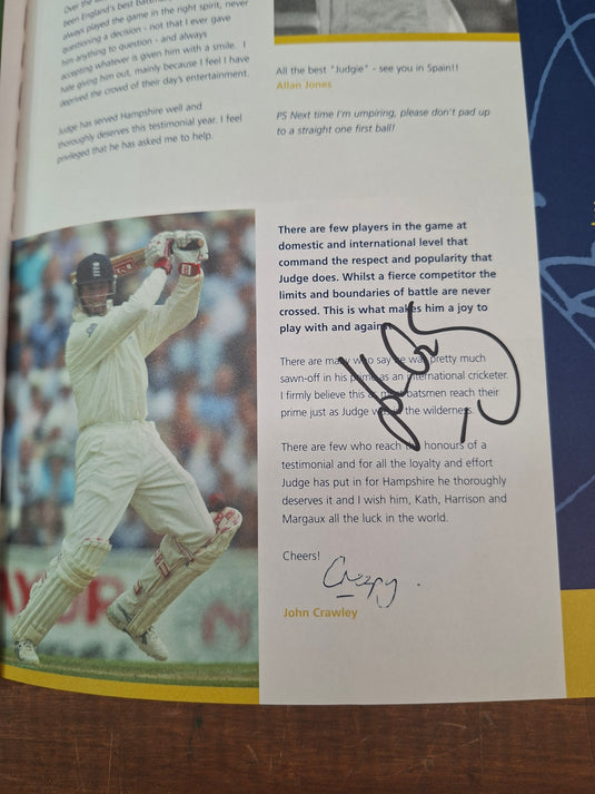 Shane Warne & Many Others Personally Signed Robin Smith Testimonial Publication
