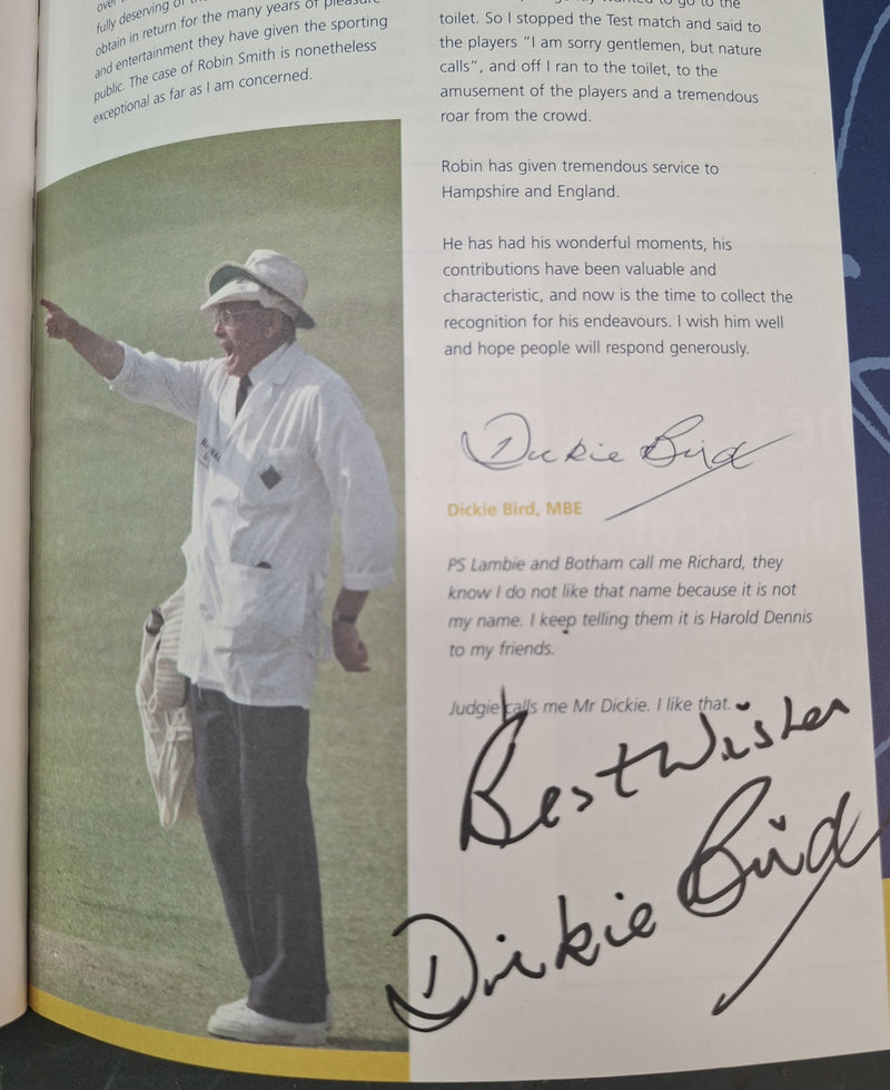 Load image into Gallery viewer, Shane Warne &amp; Many Others Personally Signed Robin Smith Testimonial Publication
