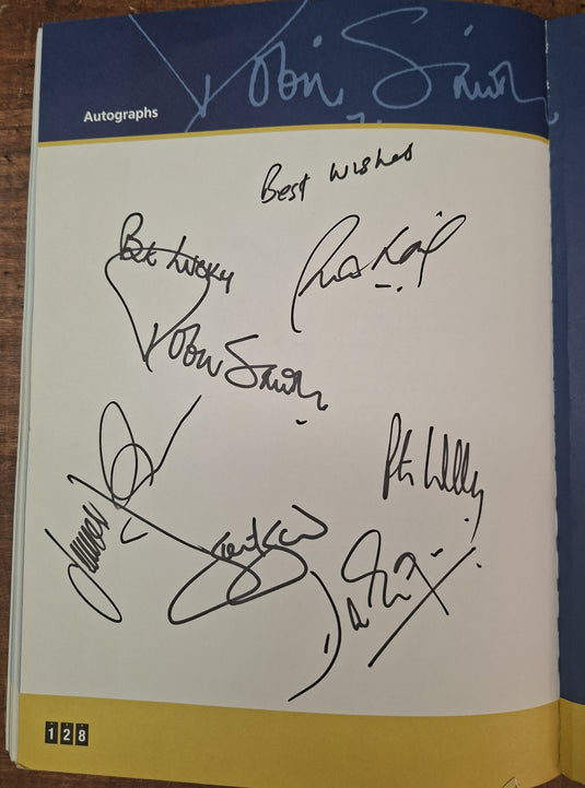 Shane Warne & Many Others Personally Signed Robin Smith Testimonial Publication