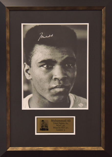 Load image into Gallery viewer, Muhammad Ali Personally Signed Portrait, from Unique Memorabilia. 

