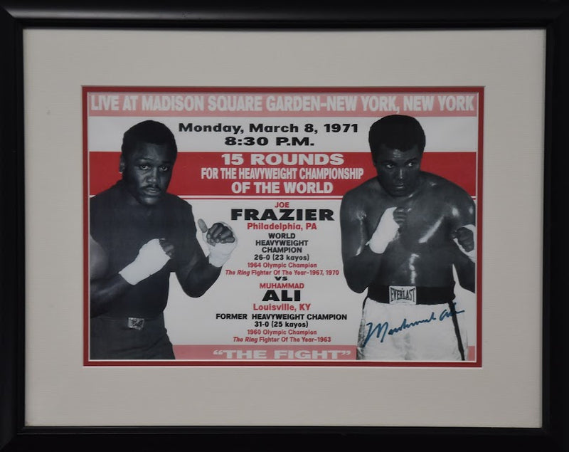 Load image into Gallery viewer, &#39;The Fight&#39; Personally Signed by Muhammad Ali and Joe Frazier, from Unique Memorabilia. 
