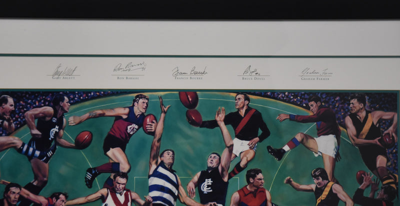 Load image into Gallery viewer, AFL Team of the Century Signed Collage, from Unique Memorabilia!
