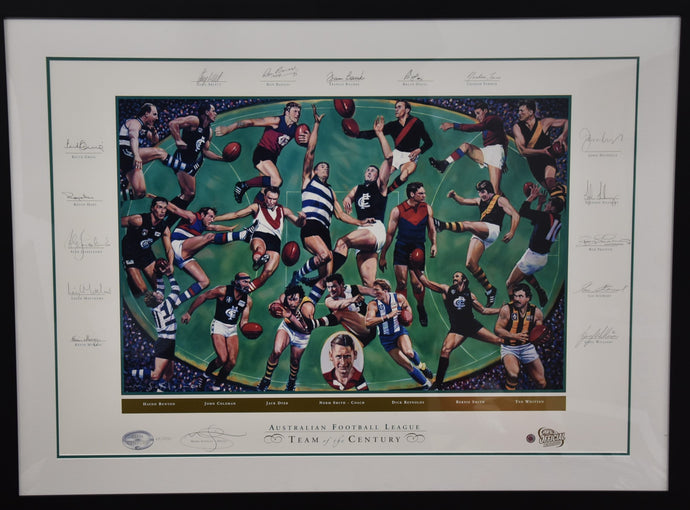 AFL Team of the Century Signed Collage, from Unique Memorabilia!