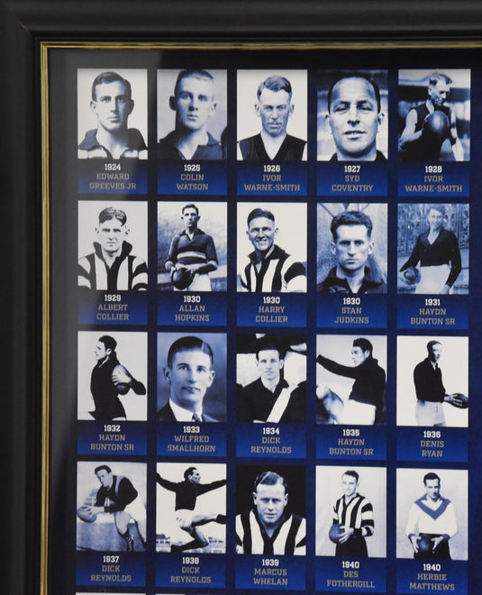 'The Highest Honour' Personally Signed Brownlow Winners from 1924-2014, from Unique Memorabilia. 
