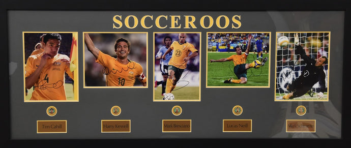 Socceroos Personally Signed Collage, from Unique Memorabilia. 