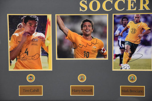 Socceroos Personally Signed Collage, from Unique Memorabilia. 