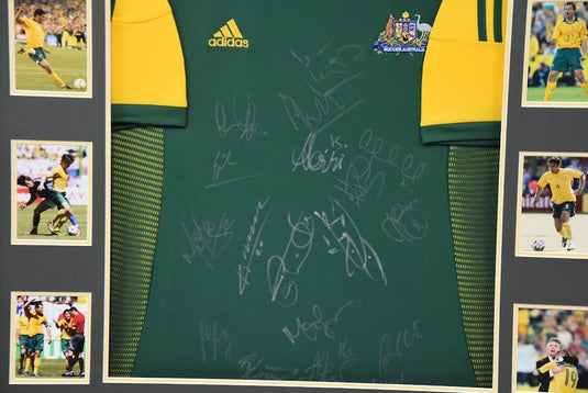 Socceroos 2006 World Cup Signed Shirt, from Unique Memorabilia. 