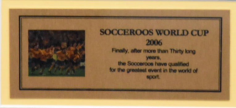 Load image into Gallery viewer, Socceroos 2006 World Cup Signed Shirt, from Unique Memorabilia. 
