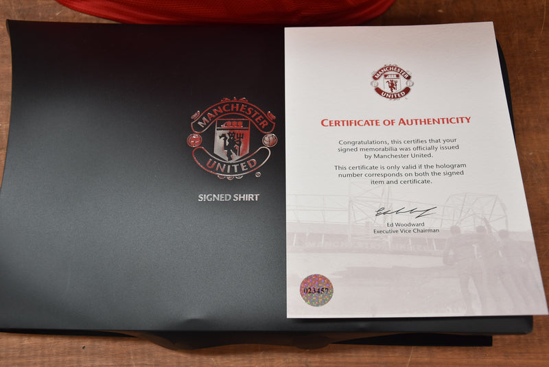 Load image into Gallery viewer, Wayne Rooney Personally Signed Manchester United Shirt, from Unique Memorabilia. 
