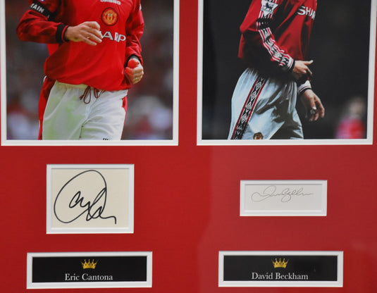 'The Greatest Red Devils' Signed by Cantona, Best and Beckham! From Unique Memorabilia. 