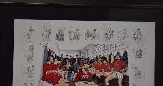 'A Team for All Seasons' Man United Signed 1955/56 Anniversary Piece, from Unique Memorabilia. 