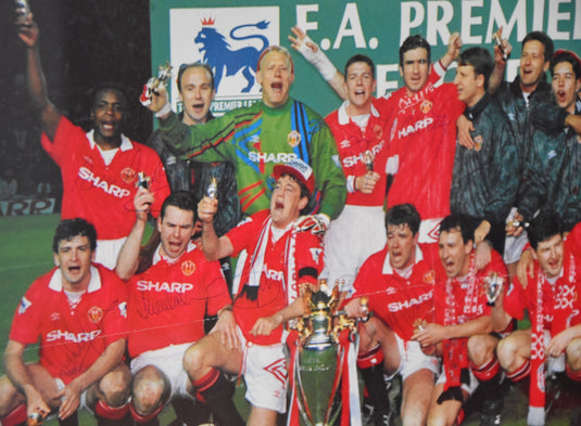 Manchester United 'Simply The Best' 1992/93 Signed Piece, from Unique Memorabilia. 