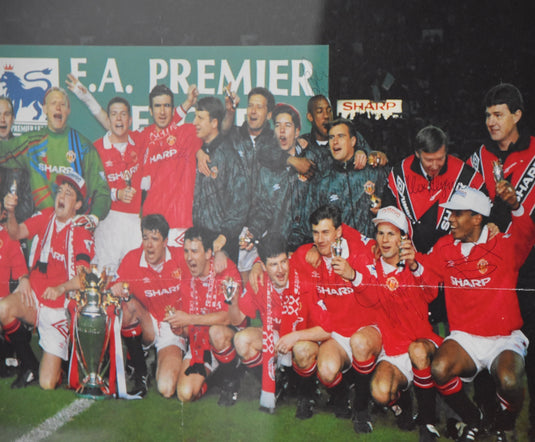 Manchester United 'Simply The Best' 1992/93 Signed Piece, from Unique Memorabilia. 