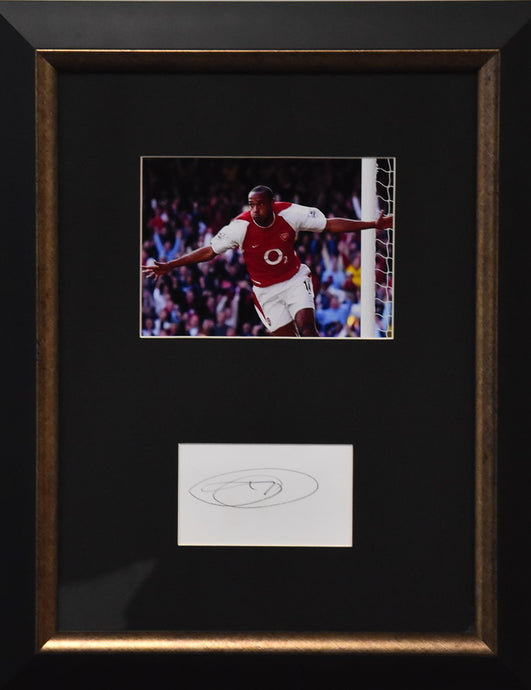 Thierry Henry Personally Signed Portrait, from Unique Memorabilia. 
