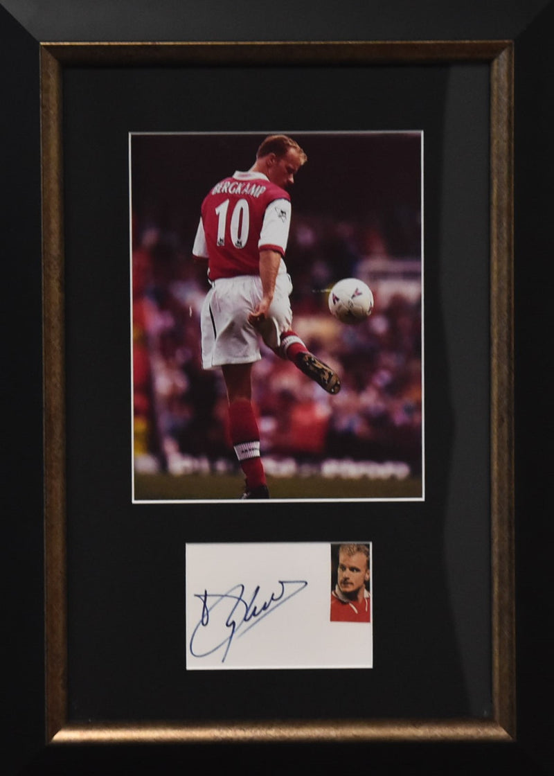 Load image into Gallery viewer, Dennis Bergkamp Personally Signed Portrait, from Unique Memorabilia!
