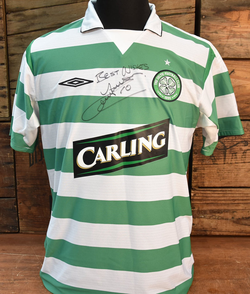 Load image into Gallery viewer, John Hartson Personally Signed Celtic Jersey, from Unique Memorabilia. 
