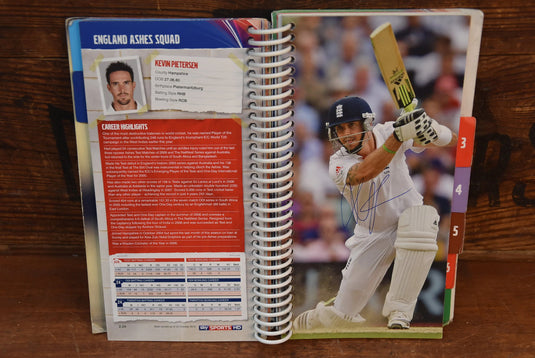 2010/2011 Ashes Media Guide Personally Signed by Legend after Legend