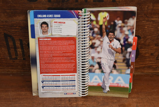 2010/2011 Ashes Media Guide Personally Signed by Legend after Legend