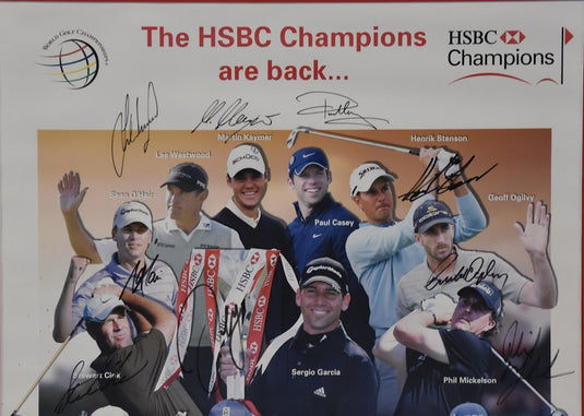 HSBC Champions Shanghai 2009 incl. Woods, Mickelson and More! From Unique Memorabilia. 