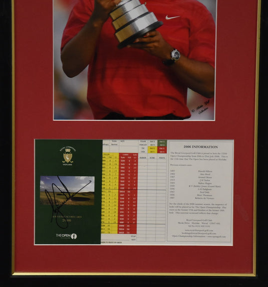 Tiger Woods 2006 Signed Collage, from Unique Memorabilia. 