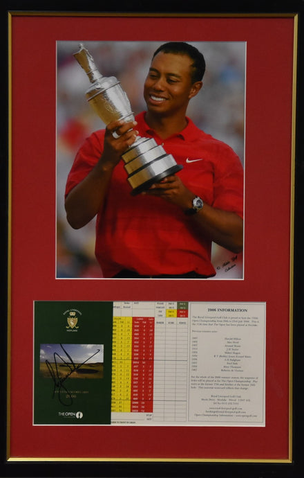 Tiger Woods 2006 Signed Collage, from Unique Memorabilia. 