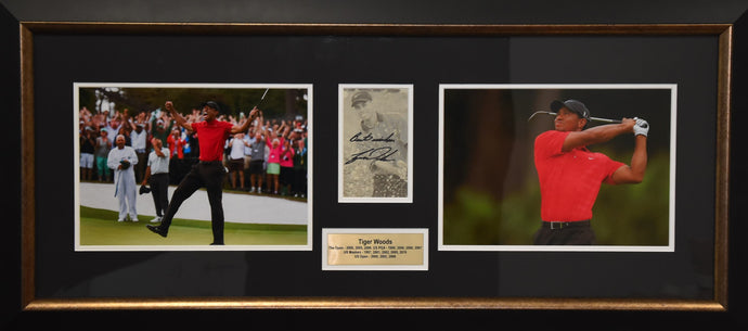 Tiger Woods Personally Signed Collage, from Unique Memorabilia. 