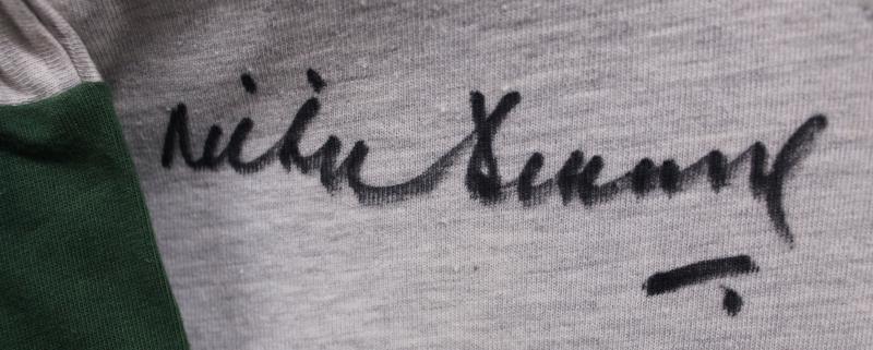 Load image into Gallery viewer, Shane Warne &amp; Richie Benaud Personally Signed "Legends of Leg Spin" Shirt

