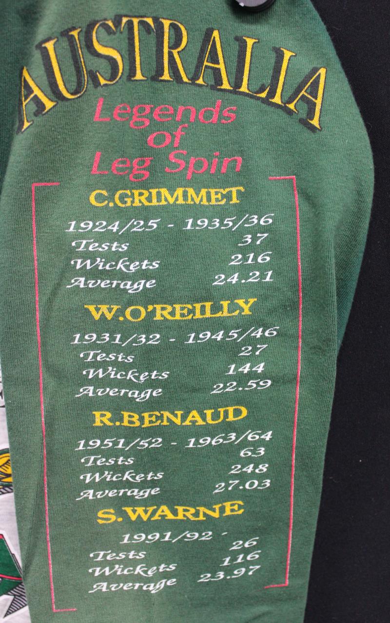 Load image into Gallery viewer, Shane Warne &amp; Richie Benaud Personally Signed "Legends of Leg Spin" Shirt
